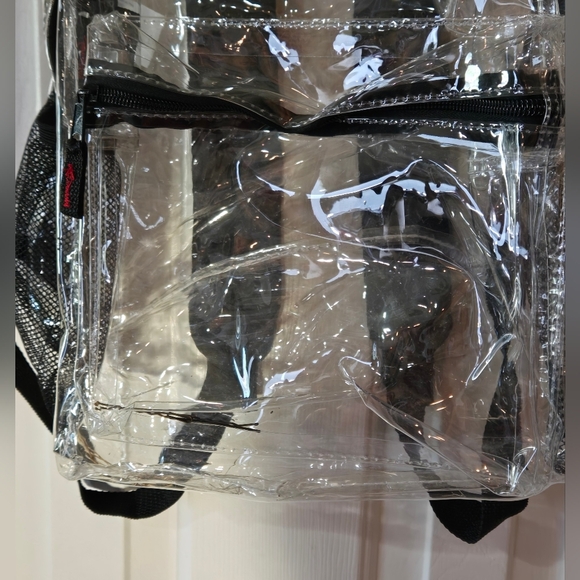 Clear Backpack Concert Bag School Ballgame Sporting Event Purse Black  NCAA NFL - Picture 5 of 10